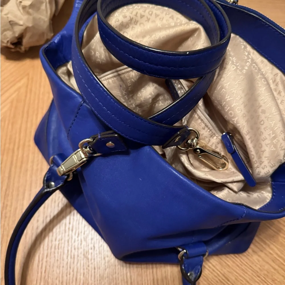 Kate Spade Blue Leather Women's Bag - Picture 5 of 10